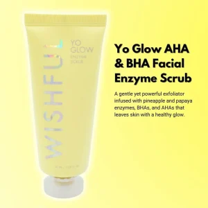 Huda Beauty Yo Glow AHA & BHA Facial Enzyme Scrub - 40ml