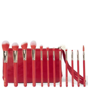 BH COSMETICS FA LA LA FIERCE 12 PIECE FACE & EYE BRUSH SET WITH BAG