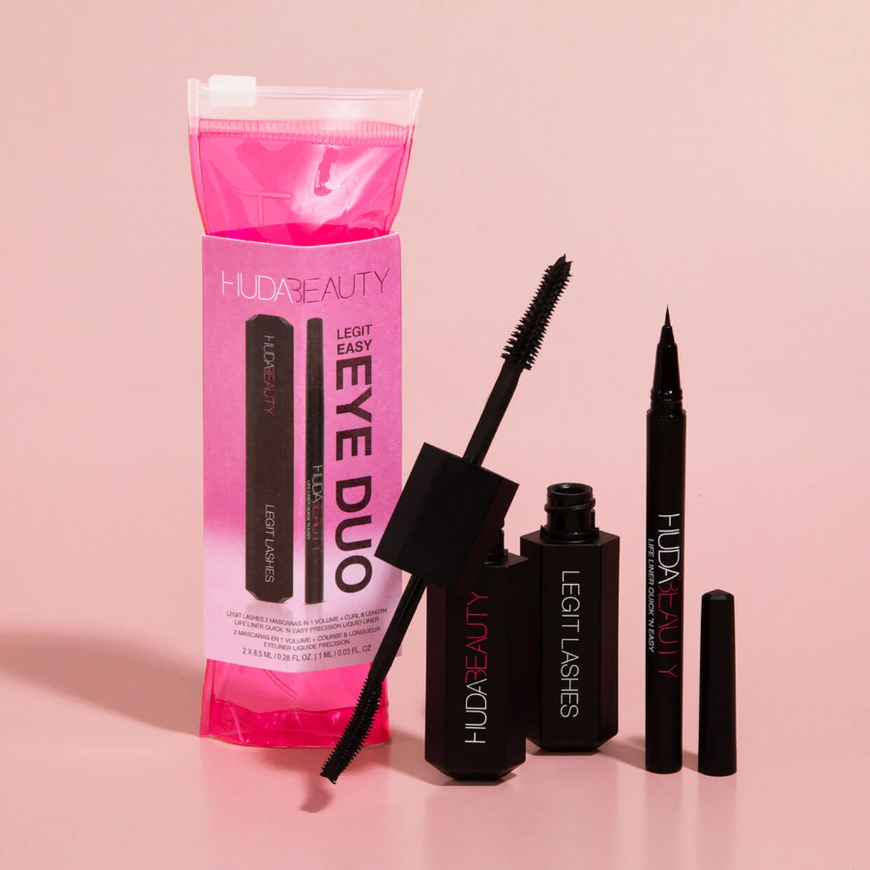 Huda Beauty Legit Eye Duo Very Vanta Set Máscara & Eyeliner