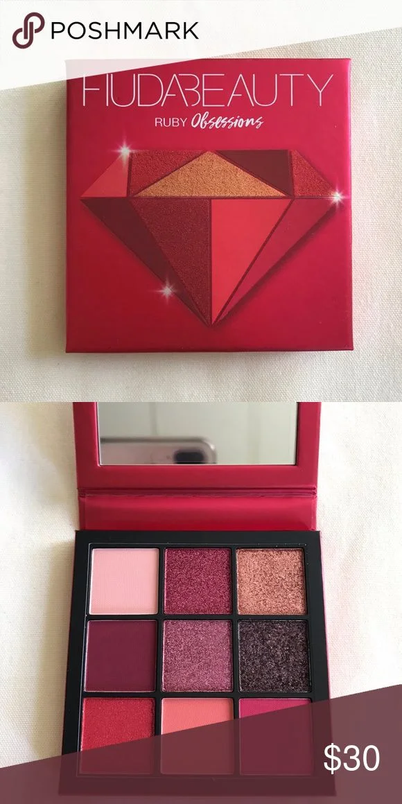 HudaBeauty Eyeshadow Palette - Ruby - 9.9g
