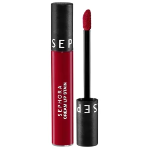 SEPHORA COLLECTION Cream Lip Stain Liquid Lipstick - 94. Cherry Moon - 5ml