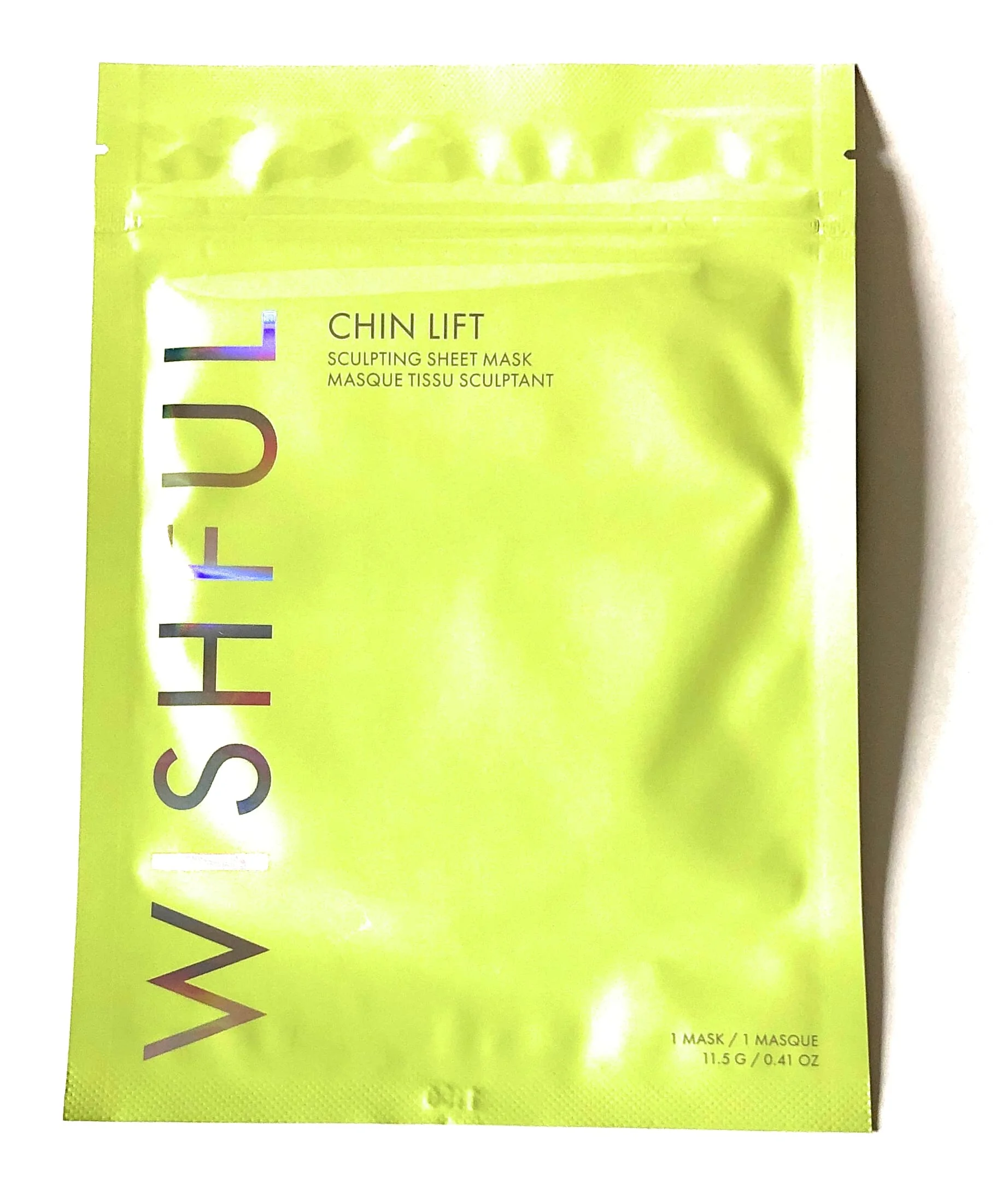 Huda Beauty Chin Lift Peptide & Niacinamide Sculpting Sheet Mask - 11.5g