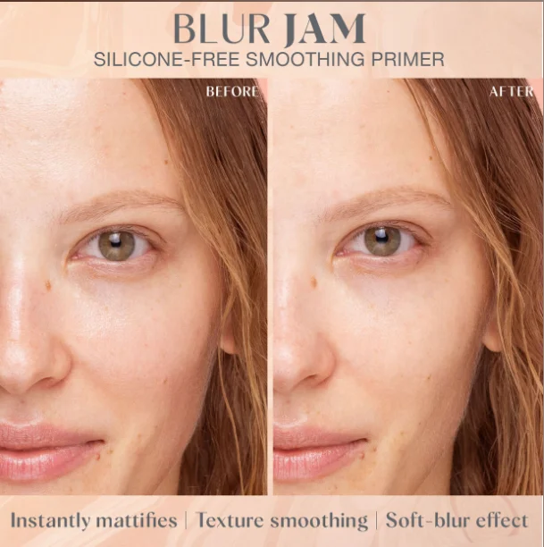 HudaBeauty GloWish Blur Jam Silicone-Free Smoothing Primer - Sample