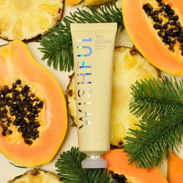 HudaBeauty Yo Glow AHA & BHA Facial Enzyme Scrub - Sample - Image 2
