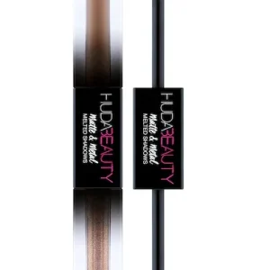 Huda Beauty Matte & Metal Melted Double Ended Liquid Eyeshadows - Request Line & Slow Jams - 2ml