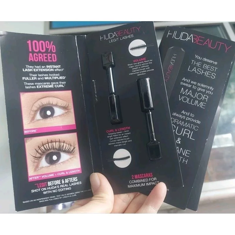 HudaBeauty Light Lashes Mascaras - Sample - Image 2