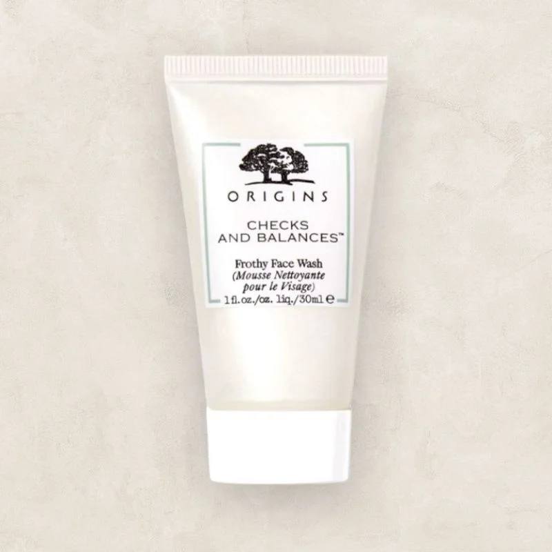 Origins Natural CHECKS AND BALANCES Frothy Face Wash - 30ml - Image 2