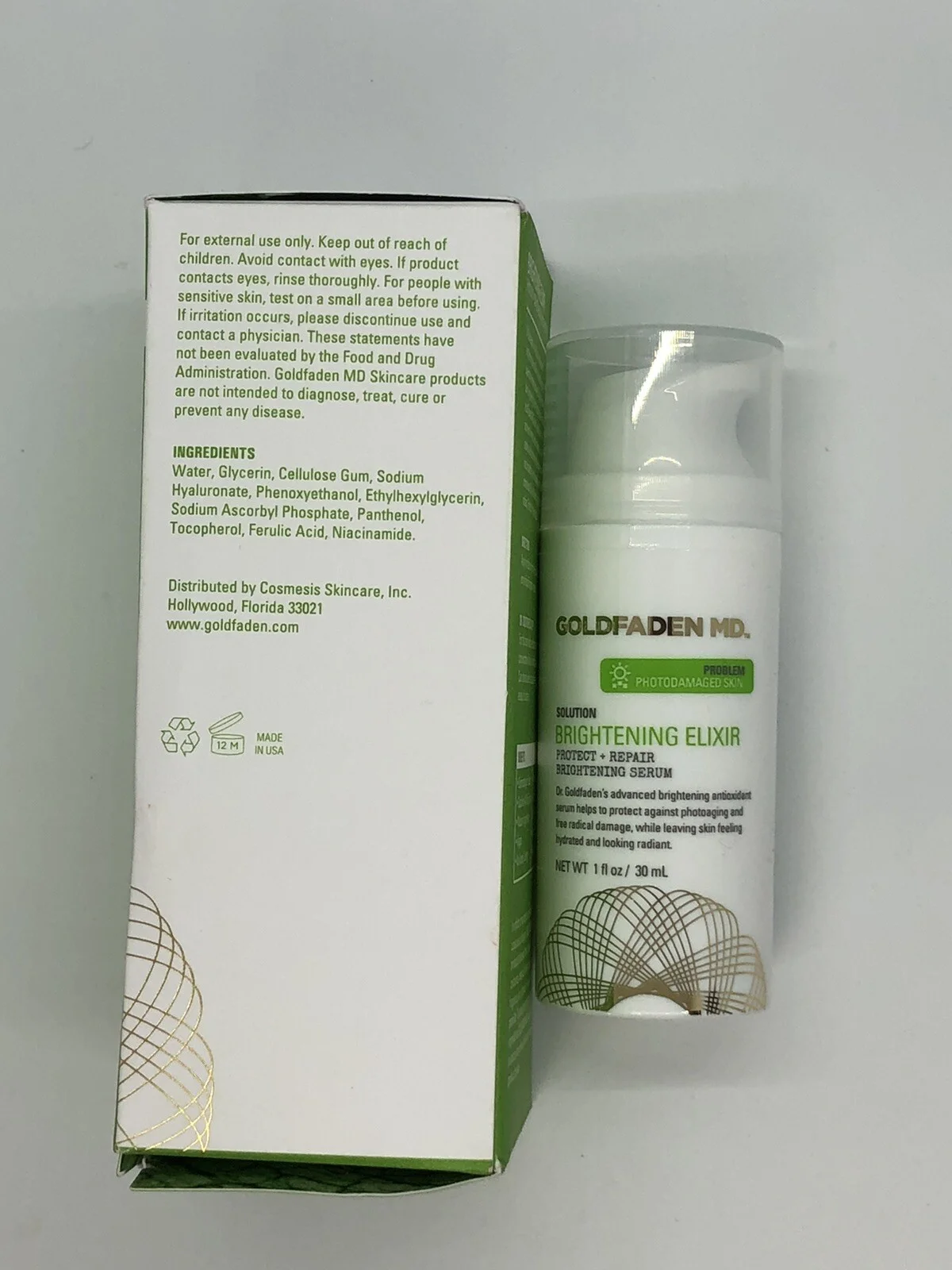Goldfaden MD Brightening Elixir PROTECT + HYDRATE BRIGHTENING SERUM - 30ml - Image 3