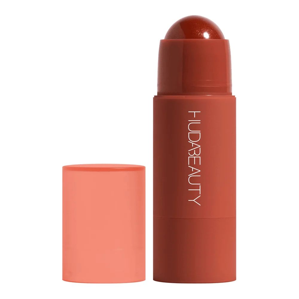 HudaBeauty Cheeky Tint Blush Stick - Rebel Red - Image 3