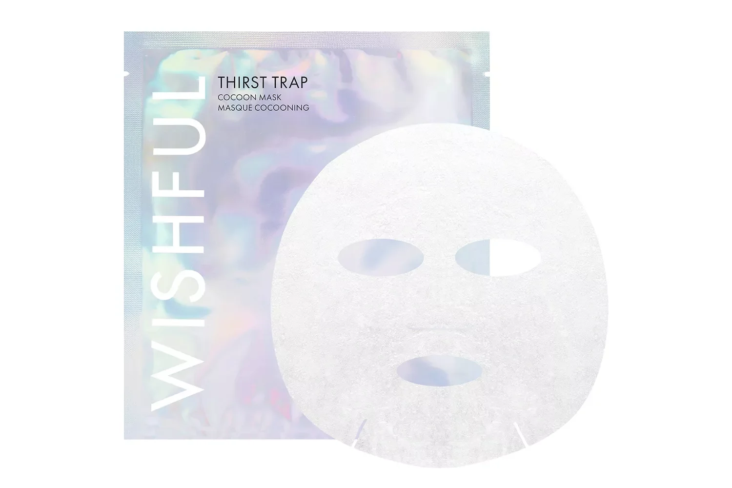 HudaBeauty Thirst Trap Rose & Aloe Vera Soothing Sheet Mask - 35g - Image 2