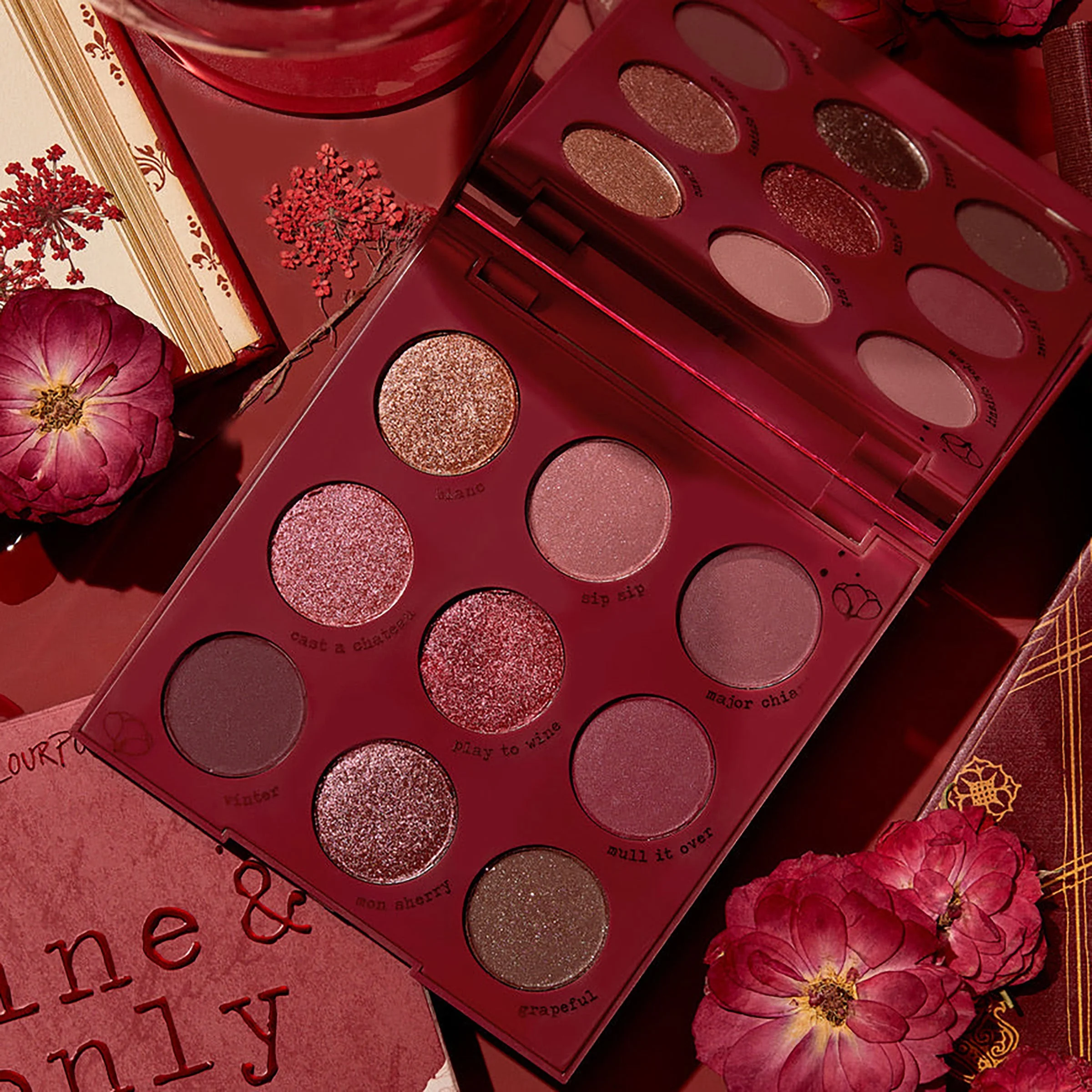 ColourPop Pressed powder palette - Wine & only - 9.00g - Image 4