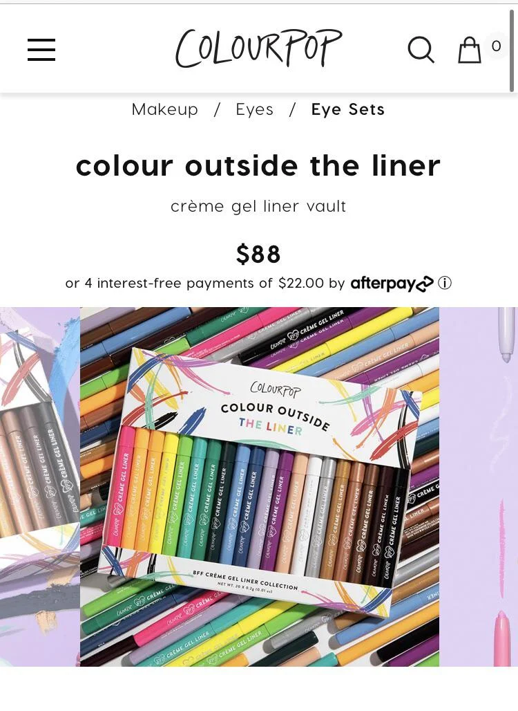 Colour Pop Creme Gel Liner Vault - Subzero - Image 4