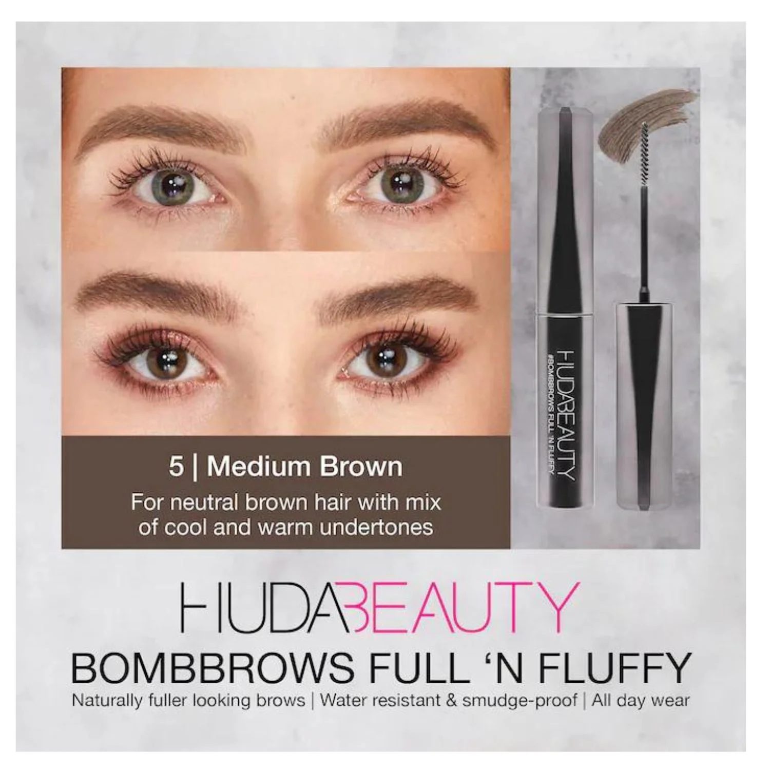 BOMBBROWS Full ‘n Fluffy Fiber Gel - Black Brown - 7 - Image 5