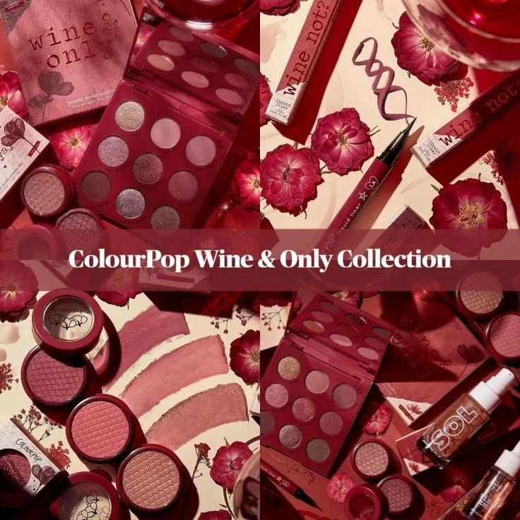 ColourPop Pressed powder palette - Wine & only - 9.00g - Image 5