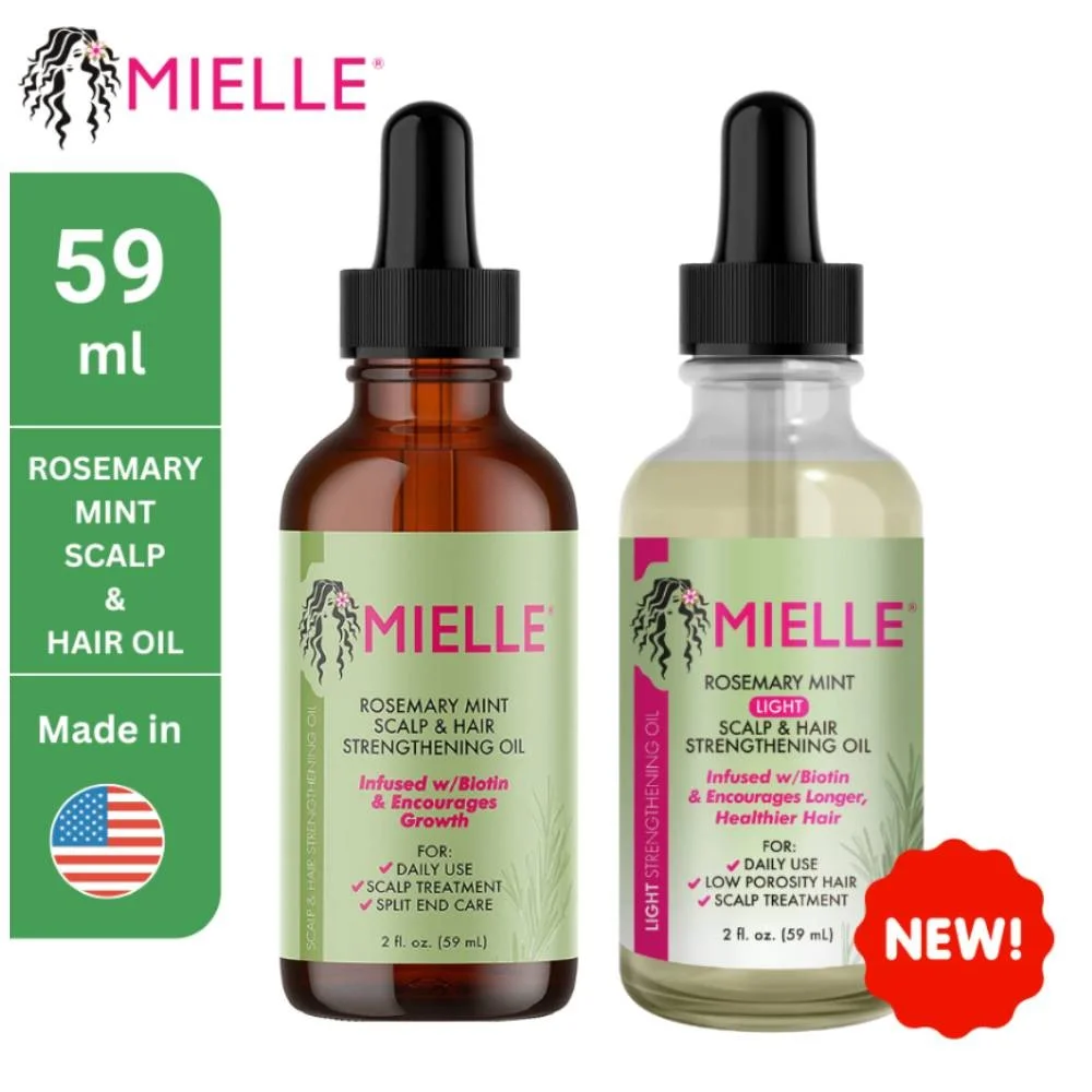 Mielle Organics Rosemary Mint Scalp & Hair Strengthening Oil - 59ml - Image 5