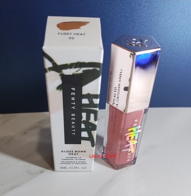 Fenty Beauty Gloss Bomb Heat Universal Lip Luminizer +Plumper - Fussy Heat02-9ml