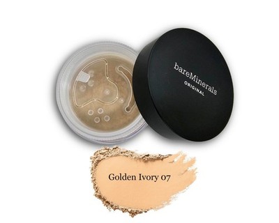 bareMinerals Original Pressed Powder Foundation-Golden Ivory07-9g